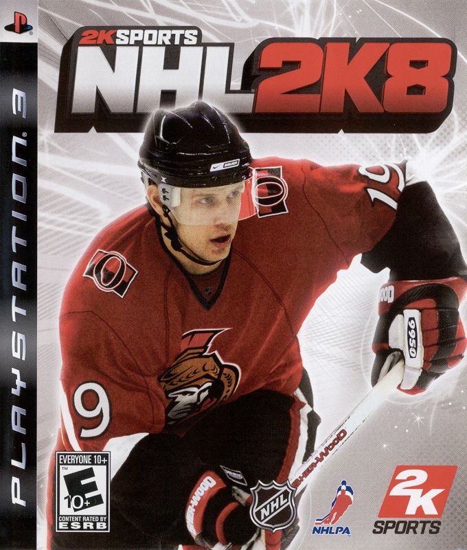 NHL 2K8 box art for Playstation 3